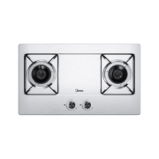 美的（Midea）燃气灶天然气 双灶具 家用5.0kW猛火灶台嵌两用 不锈钢面板 线性精控 一级能效 Q315-M