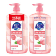 超能 白桃洗洁精1kg*4瓶装