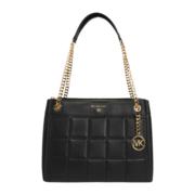 迈克.科尔斯（MICHAEL KORS）礼物MK女包 SUSAN系列链条包单肩包 中号 黑色