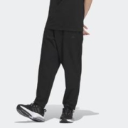 adidas 阿迪达斯 轻运动男装舒适锥形运动裤IV7585 黑色