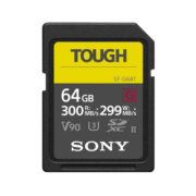 索尼（SONY）64GB SD存储卡 SF-G64T/T1 SF-G系列 TOUGH规格三防卡  读取300MB/S写入299MB/S 相机内存卡