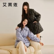 ERAL 艾莱依 2022秋冬新款海军领羽绒服女款宽松时尚修身高级感收腰外套