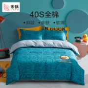 LOVO 乐蜗家纺 哆啦A梦系列 云端甜梦 纯棉卡通四件套 1.8m床