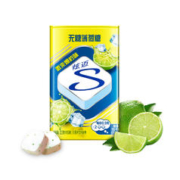 Stride 炫迈 无糖薄荷糖激爽爆柠味22.5g约50粒铁盒装清新口气休闲零食