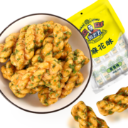黄老五 休闲零食 小麻花独立小包装 葱香味500g 四川特产零食糕点小吃