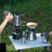 HARIO V60 O-VOCB 户外露营咖啡5件套装 黑色