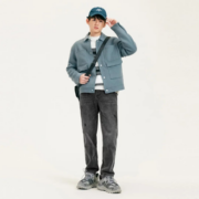 gxg.jeans 男士绵羊毛呢夹克
