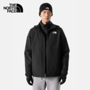 THE NORTH FACE 北面 三合一冲锋衣男户外保暖羽绒内胆冲锋外套88RK JK3/黑色 XL