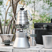 HARIO V60 O-VOCB 户外露营咖啡5件套装 黑色