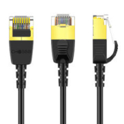 京东PLUS：CHOSEAL 秋叶原 超六类细网线 黑色 0.5米