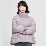 雪中飞 2023秋冬女士立领鸭绒羽绒服菱格显瘦百搭宽松保暖外套