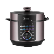 美的（Midea） 电压力锅5L家用高压锅全自动智能饭煲双胆高压电饭锅大容量 MY-YL50X3-102R（4-10人）