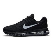 NIKE 耐克 官方舰店男鞋 23秋季新款运动鞋子AIR缓震气垫鞋透气休闲鞋跑步鞋 黑白/热推款 42.5码