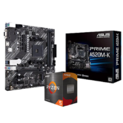 AMD 锐龙R5 5600G 搭华硕PRIME A520M-K 板U套装 CPU主板套装