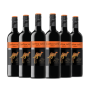 黄尾袋鼠（Yellow Tail）世界系列红酒 梅洛红葡萄酒 750ml*6 整箱装