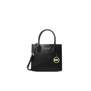 科尔斯(michael kors)mk女包 奢侈品mercer中号风琴包手提单肩包 黑色