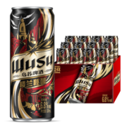 乌苏啤酒（wusu）楼兰秘酿330ml*24罐  红乌苏啤酒 6.8°高度烈性啤酒 产地随机 整箱