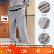 PEAK 匹克 加绒运动男冬宽松摇粒绒 灰色 XL/180
