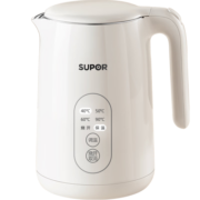 苏泊尔（SUPOR）1.5L容量烧水壶 数字显温 触控操作 5段调温电热水壶保温恒温电水壶 养生  SW-15T70A