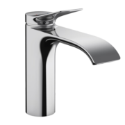汉斯格雅（Hansgrohe）面盆龙头薇怡斯冷热水单孔洗脸台盆龙头带提拉落水矩形喷淋预售 预售镀铬银75020007