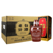 plus会员：汾酒 老白汾10 清香型白酒 53度 475mL*6瓶 整箱装*2件+凑单品