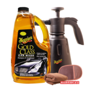 美光（Meguiar's）金装蜡水洗车液套装浓缩滋润去污3M水蜡洗车香波泡沫清洗剂1.89L