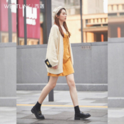 西遇厚底乐福鞋女2023春秋新款鞋子女英伦风小皮鞋女jk黑色单鞋 黑色（预售11月30日） 37