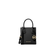 迈克.科尔斯（MICHAEL KORS）MK女包奢侈品Mercer迷你风琴包单肩包黑色35S1GM9T0L BLACK