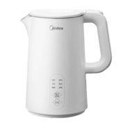美的（Midea）电水壶热水壶烧水壶开水壶控温壶316L不锈钢内胆1.5L侧显温度智能自动断电15X301-PRO