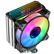 影驰 风灵600幻境 CPU散热器（逆重力6热管/镀镍铜管/支持LGA1700/AM5/顶盖风扇5VARGB灯效/PWM温控/附硅脂）