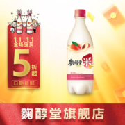 韩国进口，麴醇堂 米酒 桃子味 750ml
