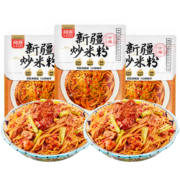 阿宽新疆炒米粉干拌非油炸方便面冲泡速食地道风味米粉335g*3袋
