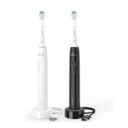 【含税直邮】PHILIPS 飞利浦 3100系列钻石亮白牙刷套装黑色+白色 HX3675/24
