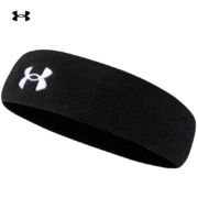 安德玛（UNDERARMOUR）男女 止汗带头戴导汗带 黑色 1件