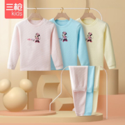 三枪 儿童暖棉纯棉内衣套装 *3件