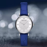国内1720元！Emporio Armani 安普里奥·阿玛尼 女士满天星皮带石英女表 AR11344  含税直邮到手约667.9元