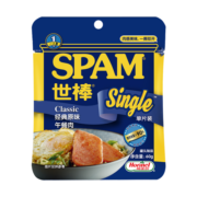 世棒（SPAM）午餐肉经典原味60g单片装 一人食早餐搭档火锅开袋即食独立包装