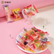 徐福记 橡皮糖水果汁软糖混合散装800g