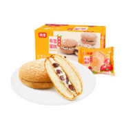 桃李 布雪面包蛋糕蔓越莓12包/箱夹心点心零食礼盒