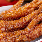 阿卜虎皮凤爪210g真空独立小包装卤味鸡肉零食办公休闲零食 卤香味