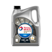 道达尔（Total）快驰7000 合成型高性能机油润滑油 5W40 SN/CF A3/B4级 4L （SN升级SP，新老包装随机发货）