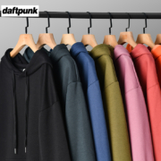20点开始、限800件、聚划算百亿补贴：daft Punk 疯庞克 重磅纯棉加绒加厚连帽卫衣 多色可选