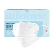京东PLUS：winner 稳健医疗 一次性医用外科口罩 儿童款 50片 白色