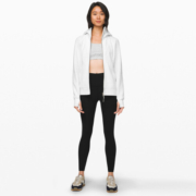 lululemon丨Wunder Under 女士高腰紧身裤24" *Lux  LW5BL7A 黑色 XS