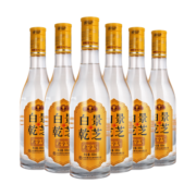 景芝地道山东味 高度白酒景芝 白乾老字号52度500ml*6瓶整箱装