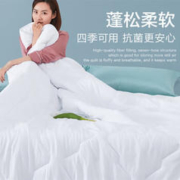 LUOLAI 罗莱家纺 磨毛亲肤四季被 白色 150*215cm
