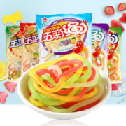 Eukanuba 优卡 五彩绳软糖果12g*10包水果味彩虹长条qq橡皮糖网红怀旧小零食