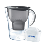 碧然德（BRITA）滤水壶Marella海洋系列3.5L雅典黑 1壶1芯 家用过滤净水器自来水 净水壶滤芯