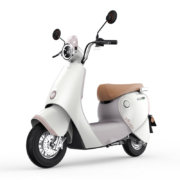 绿源MODA7 60V23A石墨烯电动轻便摩托车 液冷动力 蓝牙APP NFC解锁 空间白