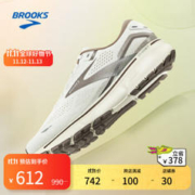 BROOKS 布鲁克斯 秋季男女士平衡跑步运动碳中和舒适跑鞋Ghost 15幽灵 米白/浅褐色 42